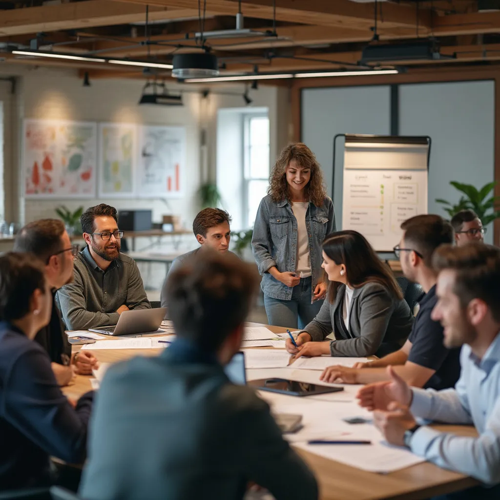 Evento de formación interna de la empresa
